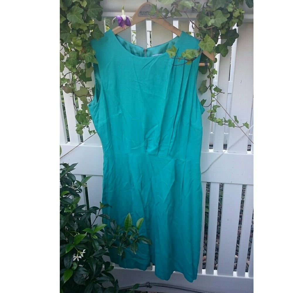 Teal day dress